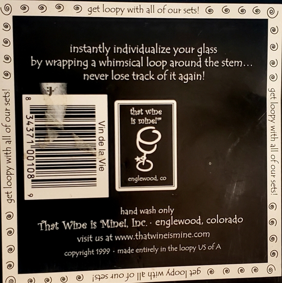 That Wine Is Mine The Original Wine Charms - Picture 7 of 7